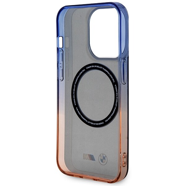 Fodral BMW BMHMP14XHTGE iPhone 14 Pro Max 6,7" grå/grå hårdplastfodral Gradient Bumper MagSafe
