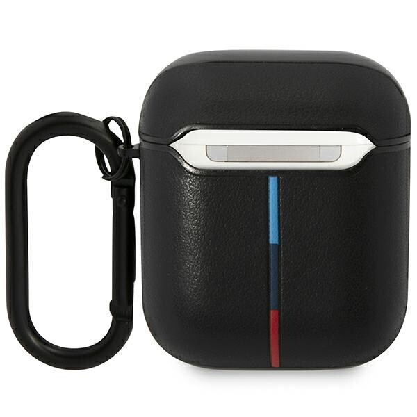 BMW BMA222PVTK AirPods 1/2-skydd svart/svart Läder Curved Line