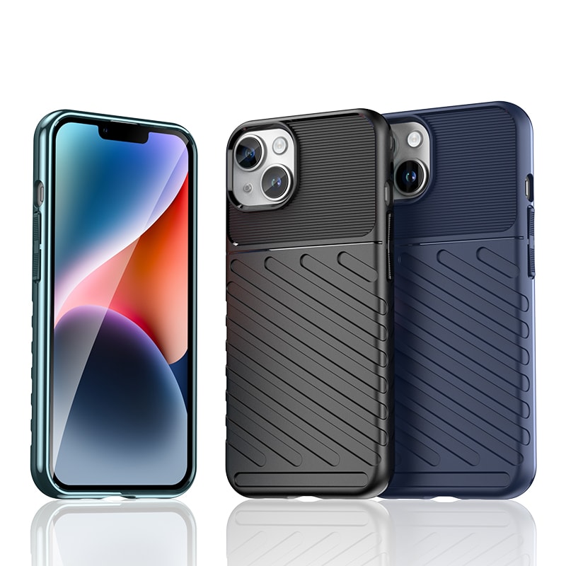 Armored iPhone 15 Plus Thunder-fodral - blå