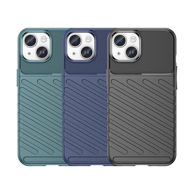 Armored iPhone 15 Plus Thunder-fodral - blå