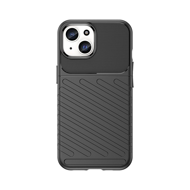 Armored iPhone 15 Thunder-fodral - svart
