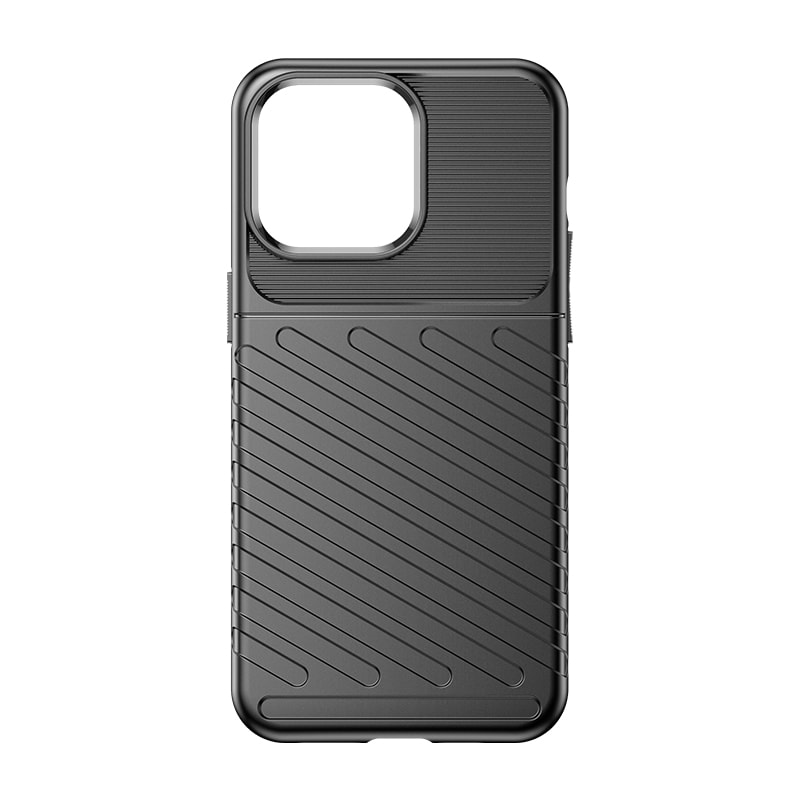 Armored iPhone 15 Pro Max Thunder-fodral - svart