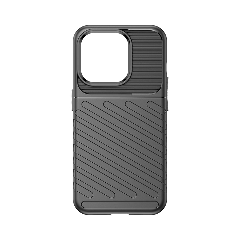 Armored iPhone 15 Pro Thunder-fodral - svart