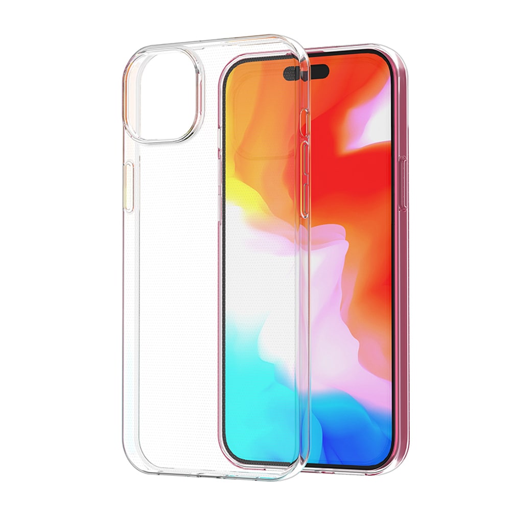 iPhone 15 Plus-fodral från Ultra Clear-serien i transparent färg