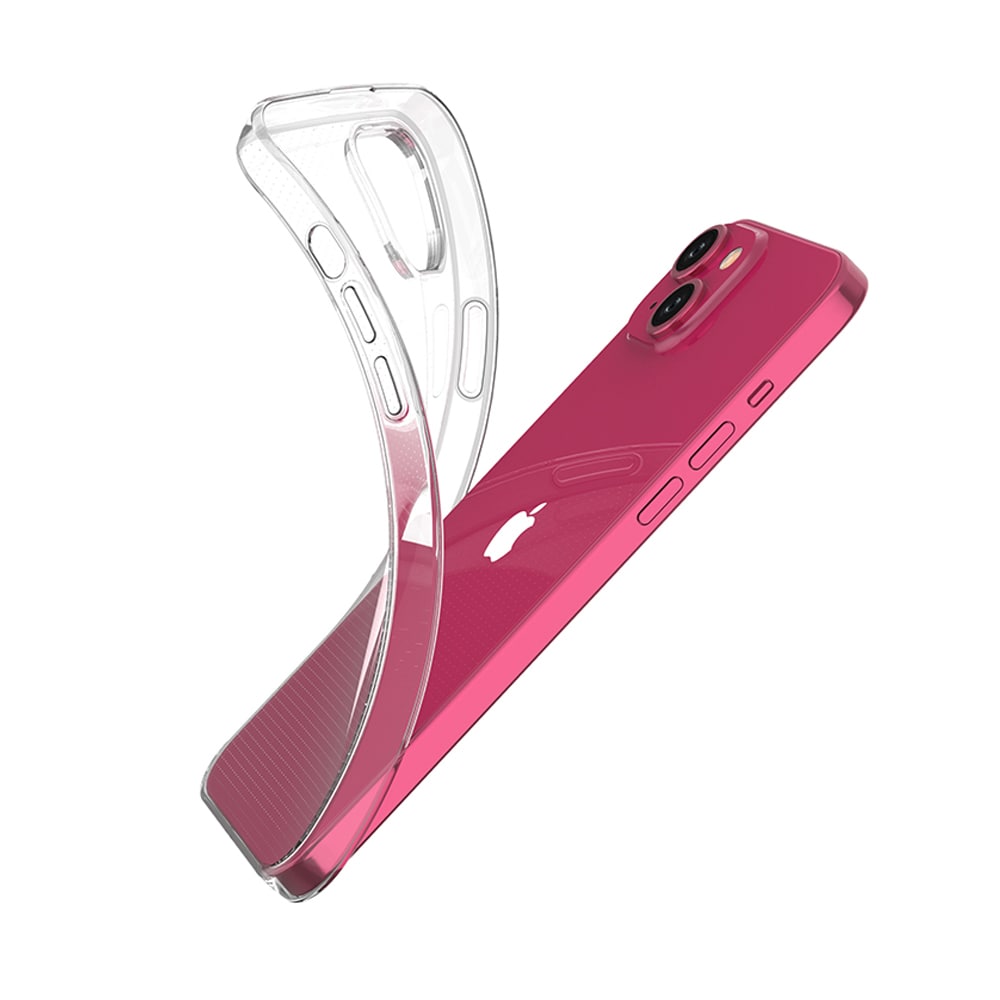 iPhone 15 Plus-fodral från Ultra Clear-serien i transparent färg