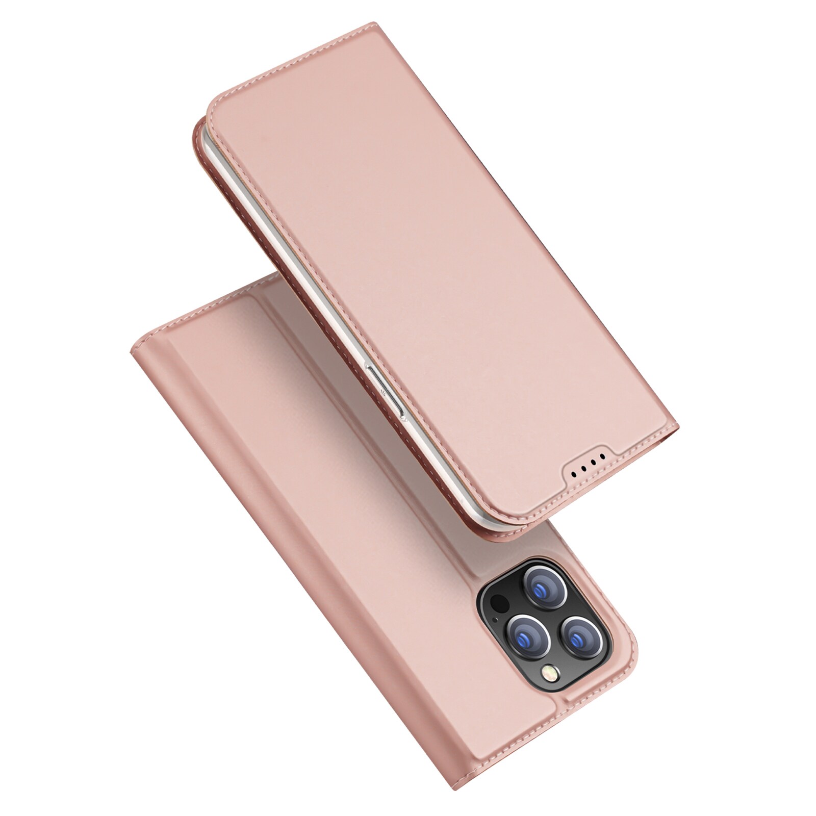 Dux Ducis Skin Pro plånboksfodral för iPhone 15 Pro - Rosa