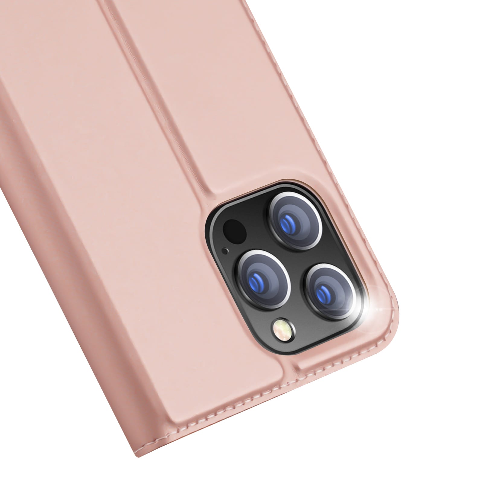 Dux Ducis Skin Pro plånboksfodral för iPhone 15 Pro - Rosa