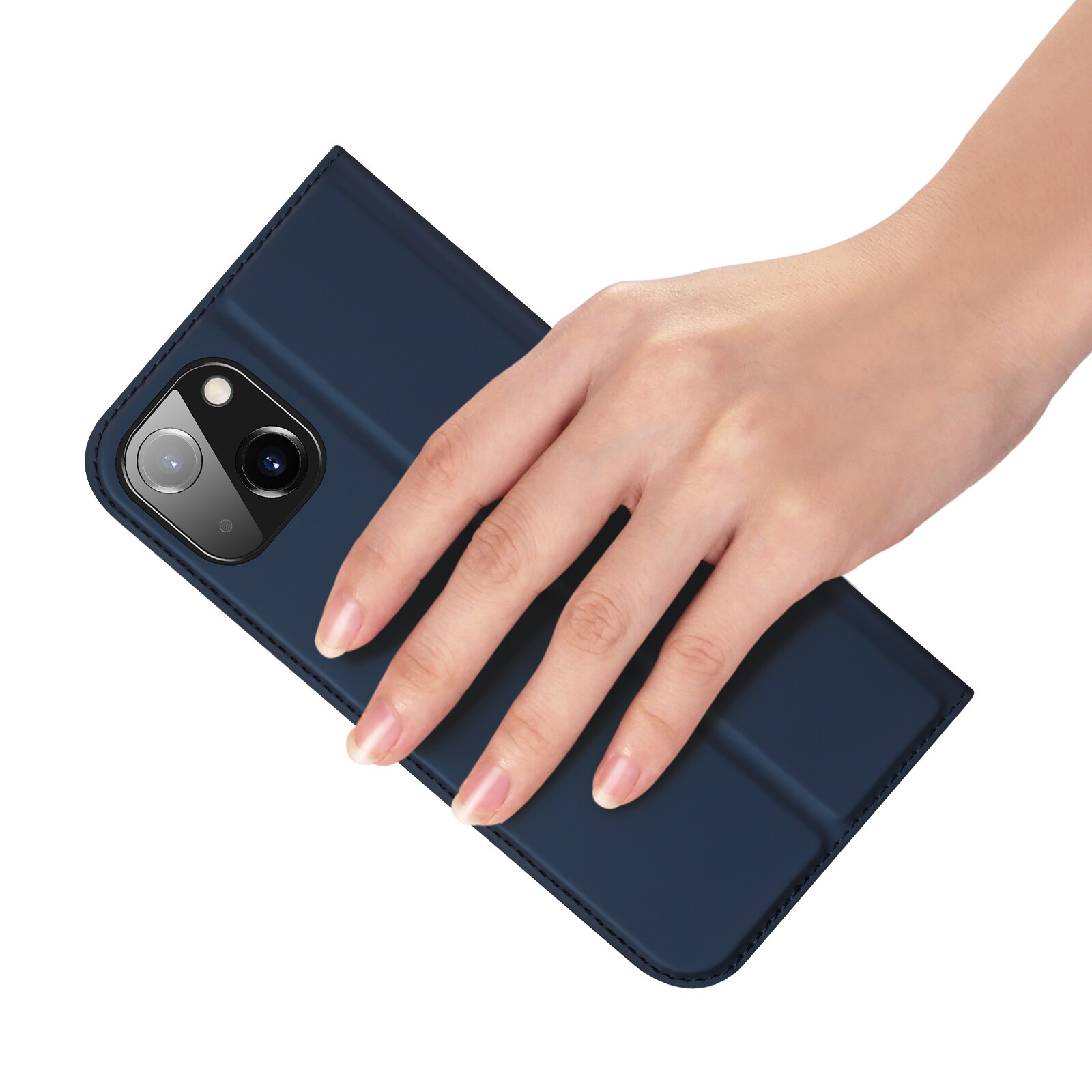 Dux Ducis Skin Pro plånboksfodral för iPhone 15 Plus - Blå