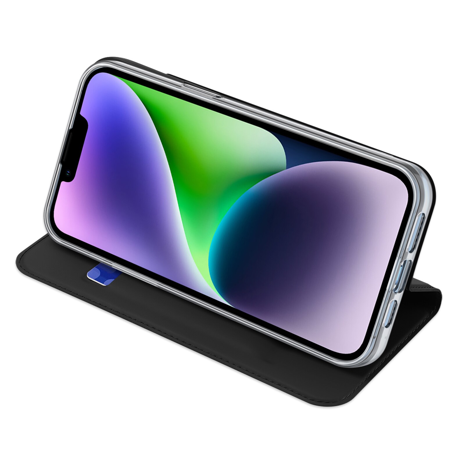 Dux Ducis Skin Pro plånboksfodral för iPhone 15 Plus - Svart