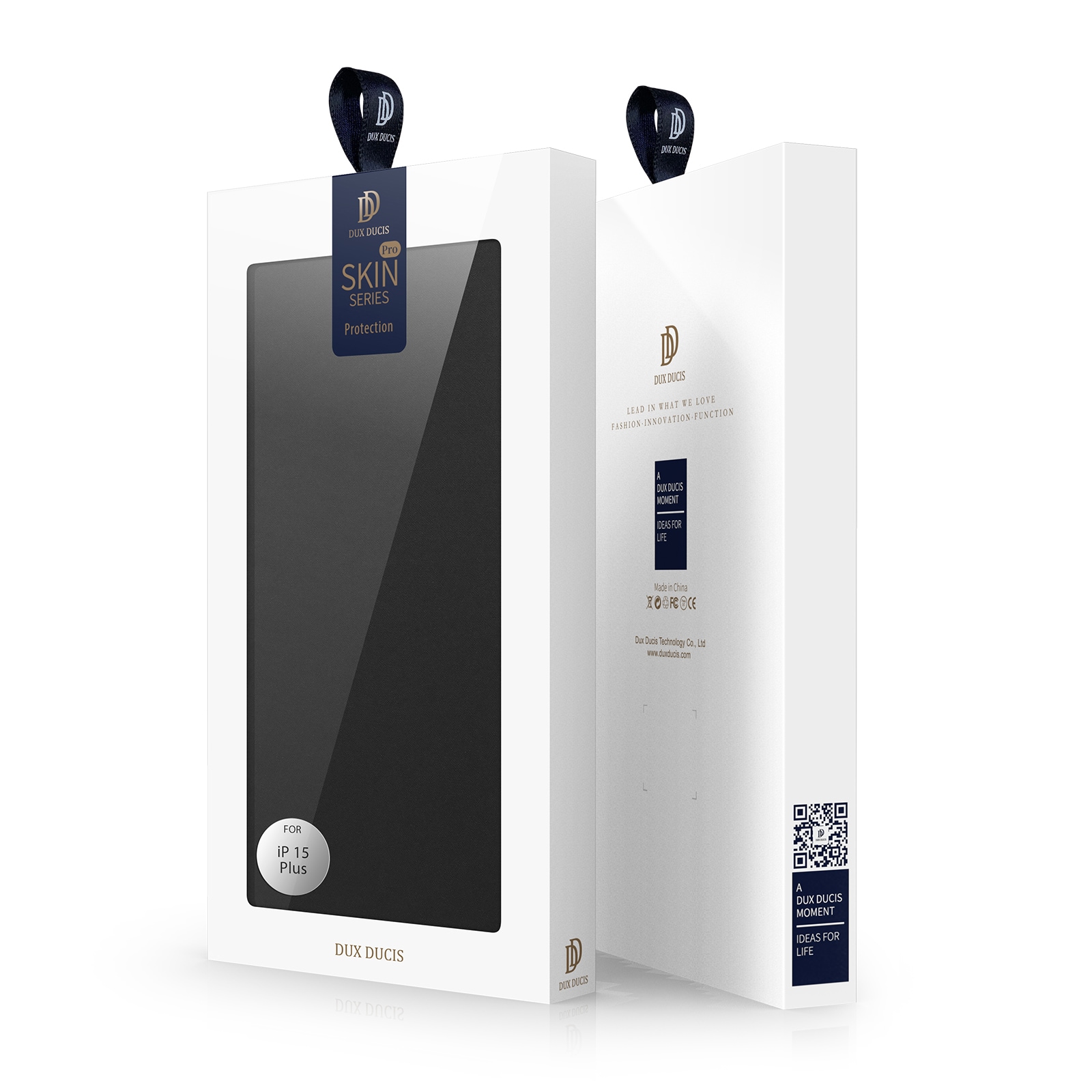Dux Ducis Skin Pro plånboksfodral för iPhone 15 Plus - Svart