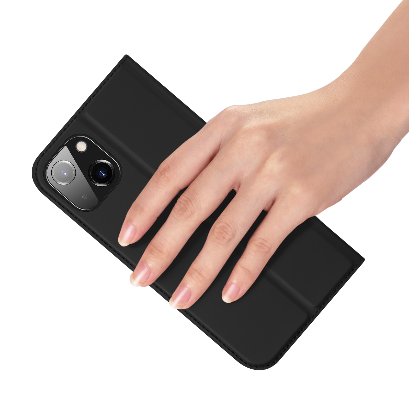 Dux Ducis Skin Pro plånboksfodral för iPhone 15 Plus - Svart