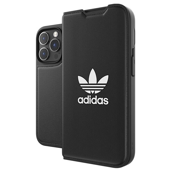 Adidas OR Booklet Case BASIC iPhone 14 Pro 6,1" svart/svart vit 50182