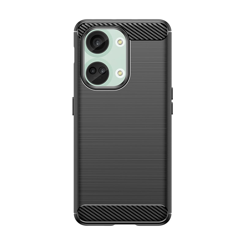 Carbon Case silikonfodral för OnePlus Ace 2V/OnePlus Nord 3 - svart
