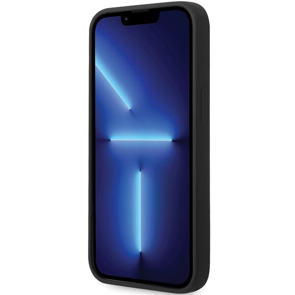 BMW BMHMP14SSILBK2 fodral för iPhone 14 - svart Signature Liquid Silicone MagSafe