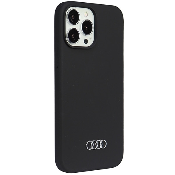 Audi silikoneetui iPhone 13 Pro Max 6,7" sort/sort hardcase AU-LSRIP13PM-Q3/D1-BK