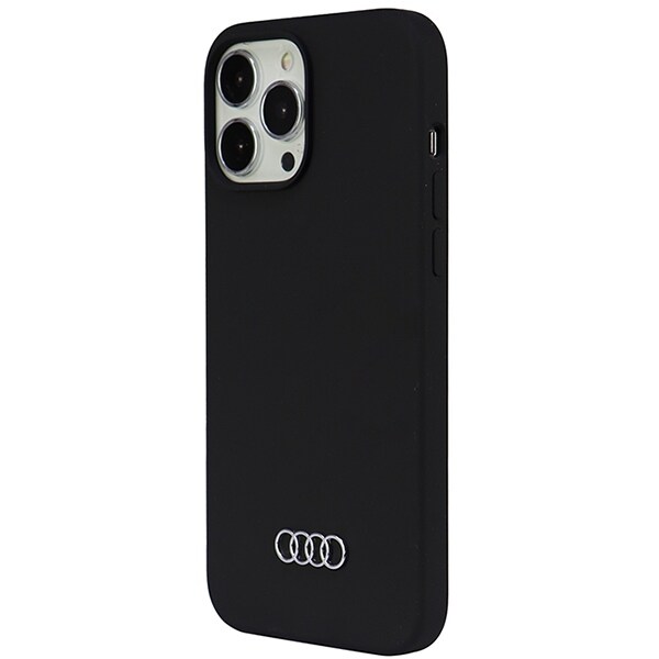 Audi silikoneetui iPhone 13 Pro Max 6,7" sort/sort hardcase AU-LSRIP13PM-Q3/D1-BK