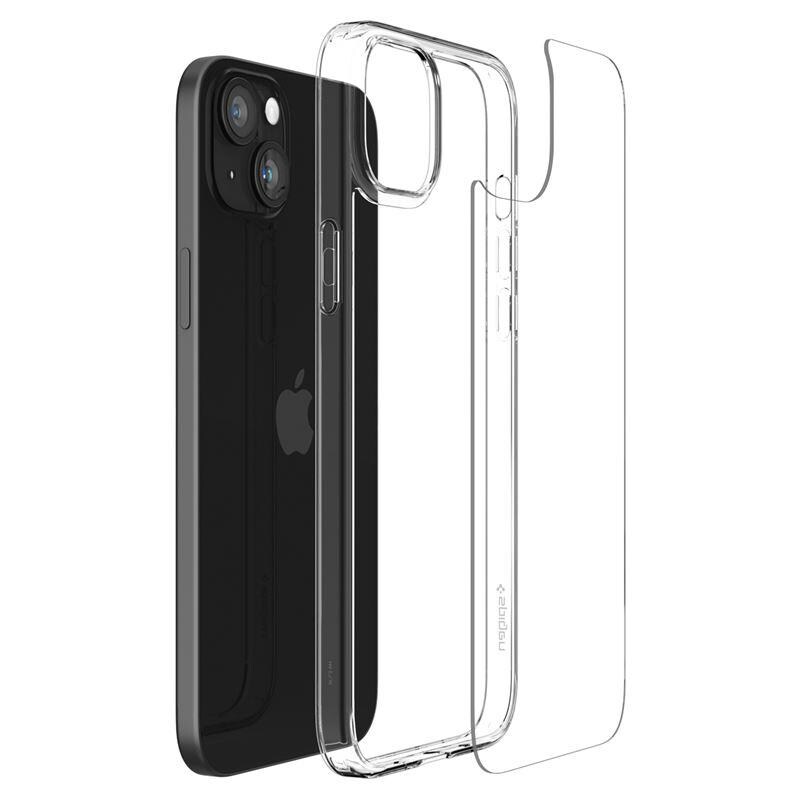 Spigen Airskin Hybrid-etui til iPhone 15 Plus - Klar