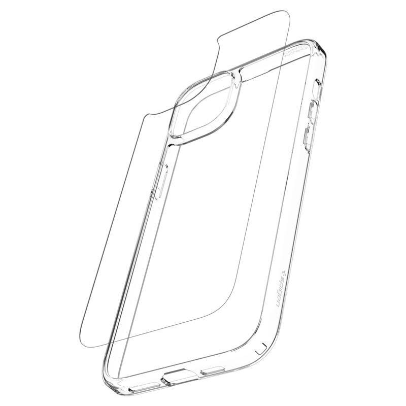Spigen Airskin Hybrid-etui til iPhone 15 Plus - Klar