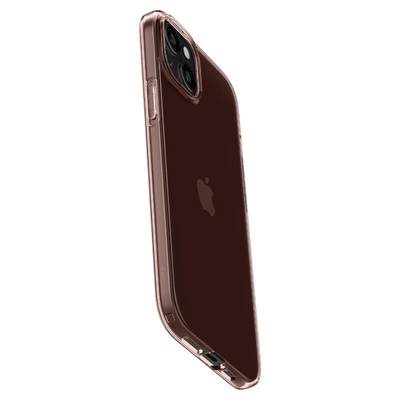 Spigen Crystal Flex iPhone 15 Plus-etui - lyserød/gennemsigtig