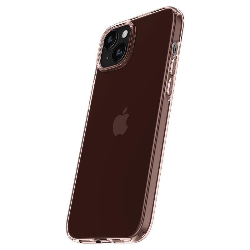 Spigen Crystal Flex iPhone 15 Plus-etui - lyserød/gennemsigtig