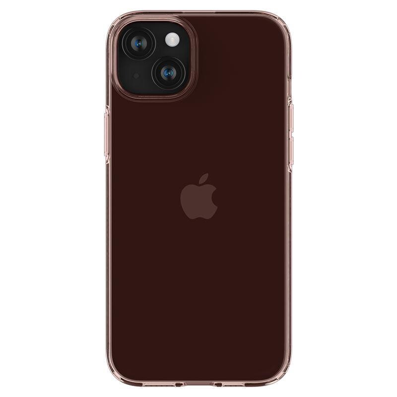 Spigen Crystal Flex iPhone 15 Plus-etui - lyserød/gennemsigtig