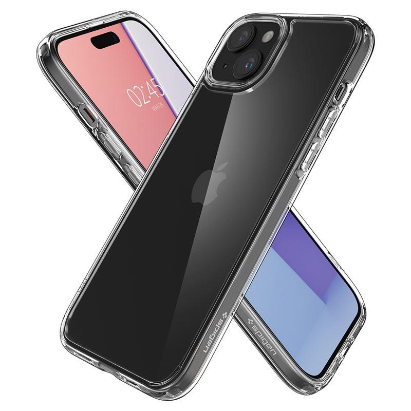Spigen Crystal Hybrid iPhone 15 Plus-etui - klart