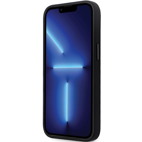 Karl Lagerfeld KLHCP14LSMHKNPK etui til iPhone 14 Pro - sort silikone Ikonik Metal Pin