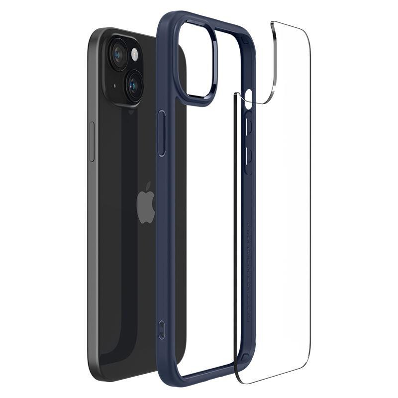 Spigen Crystal Hybrid iPhone 15 Plus-etui - klar blå