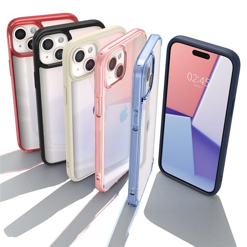 Spigen Crystal Hybrid iPhone 15 Plus-etui - klar blå