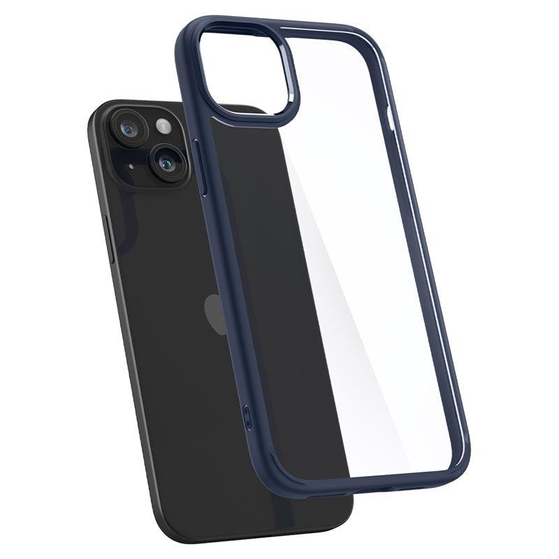 Spigen Crystal Hybrid iPhone 15 Plus-etui - klar blå