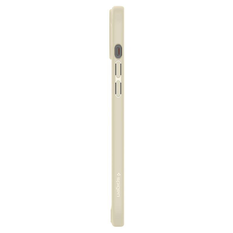 Spigen Crystal Hybrid iPhone 15 Plus-etui - gennemsigtig beige