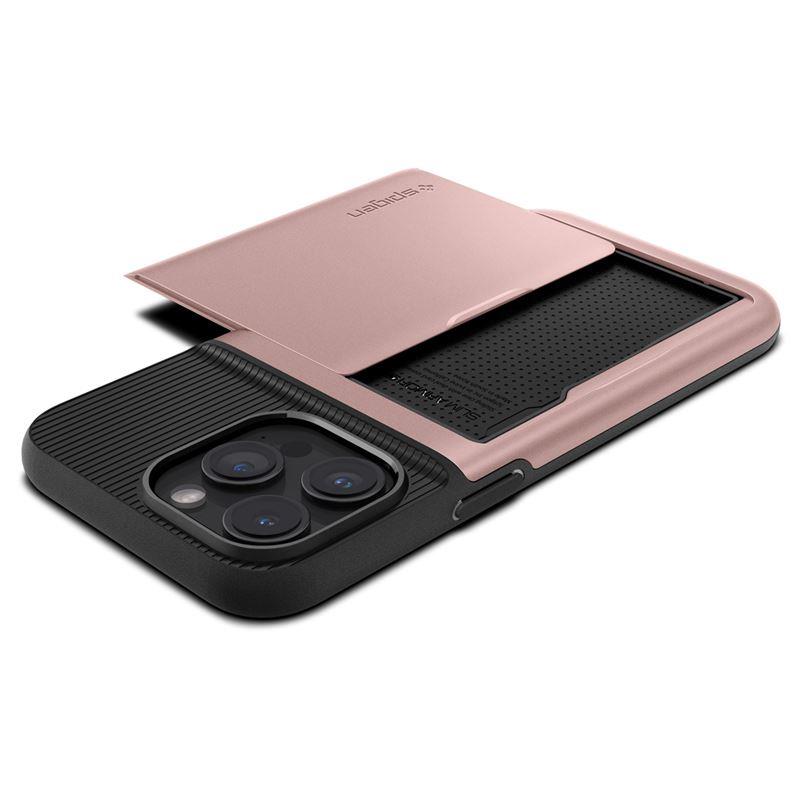 Spigen Slim Armor CS-fodral för iPhone 15 Pro Max - Rosa