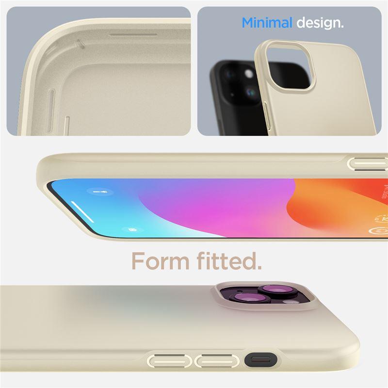 Spigen Thin Fit iPhone 15 Plus-etui - Beige