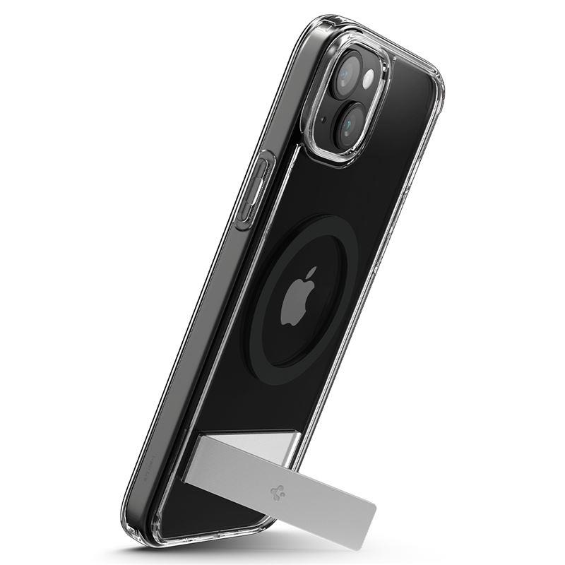 Spigen Ultra Hybrid S MagSafe-etui med stativ til iPhone 15 Plus - Sort