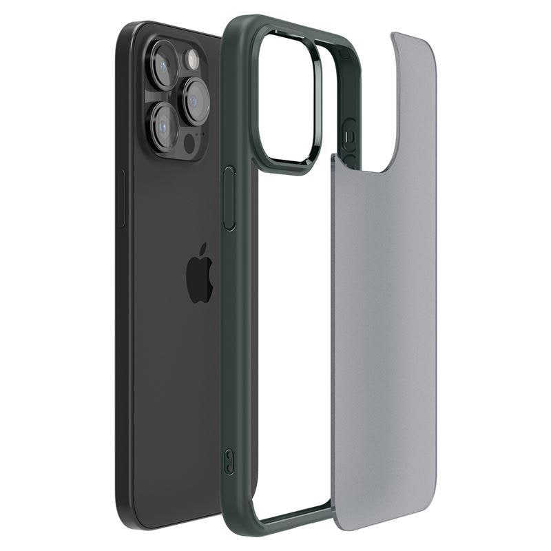 Spigen Ultra Hybrid iPhone 15 Pro Max-fodral - mörkgrön
