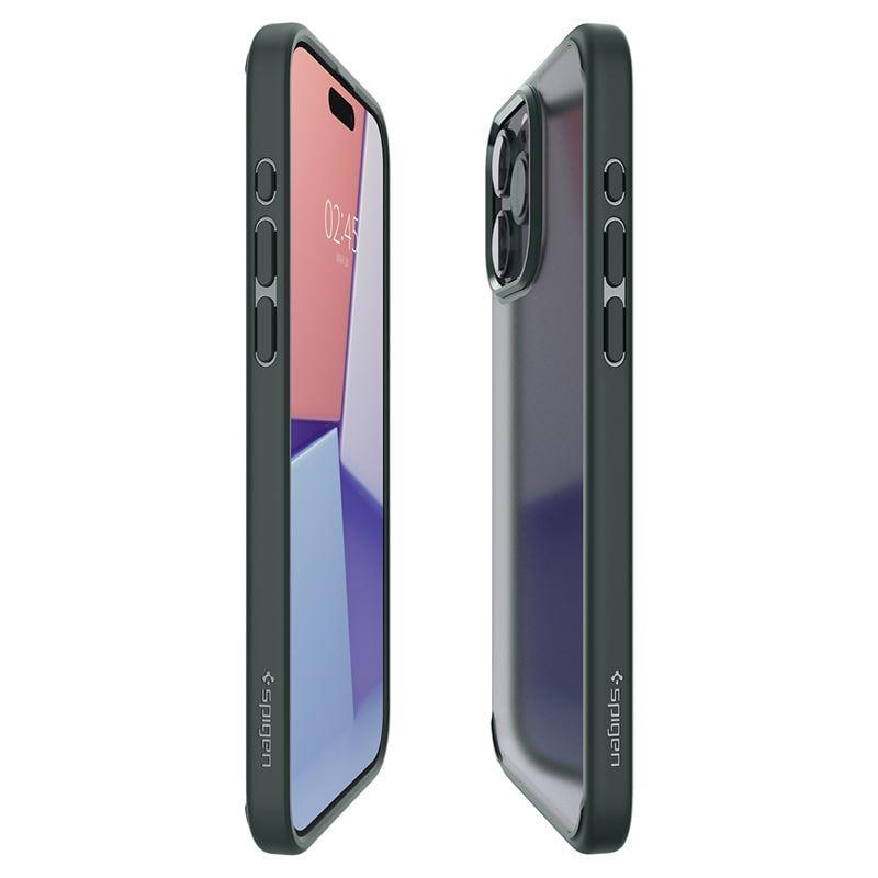 Spigen Ultra Hybrid iPhone 15 Pro Max-fodral - mörkgrön