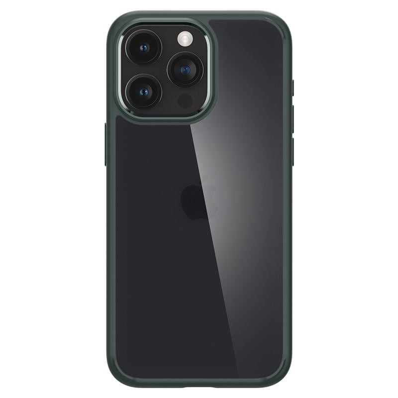 Spigen Ultra Hybrid iPhone 15 Pro Max-fodral - mörkgrön