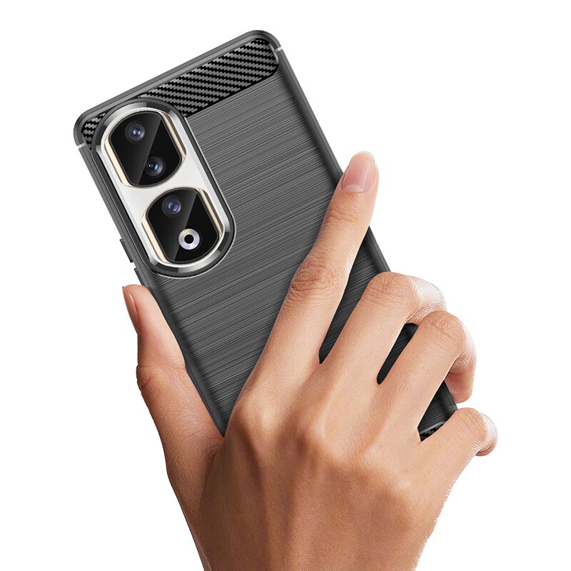 Carbon-etui til Honor 90 Pro - sort