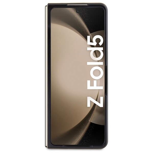 BMW Carbon-etui i læder til Samsung Galaxy Z Fold 5 - sort