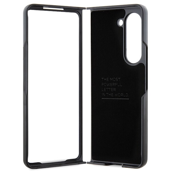 BMW Carbon-etui i læder til Samsung Galaxy Z Fold 5 - sort