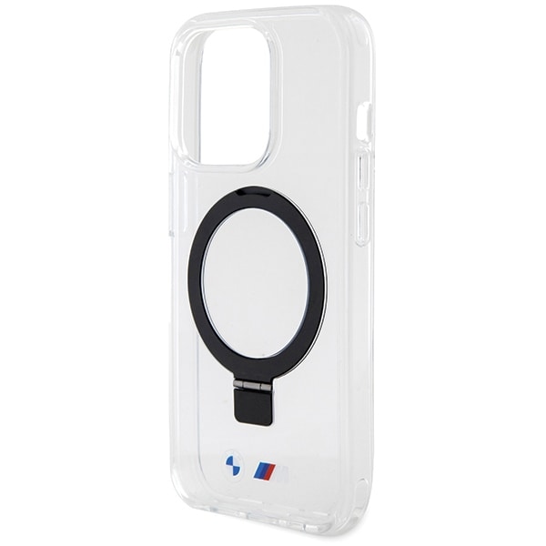 BMW Ring Stand M Collection MagSafe-etui til iPhone 15 Pro - Klar