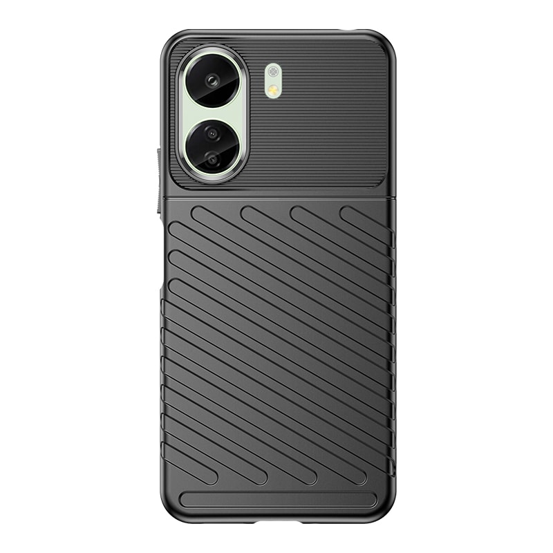 Thunder Case pansret etui til Xiaomi Redmi 13c - sort
