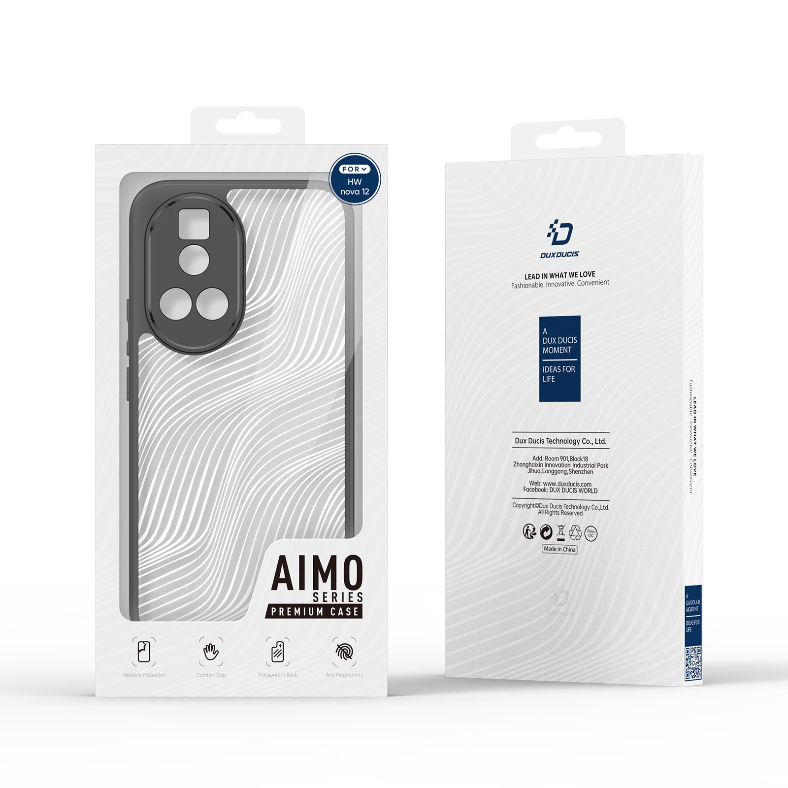 Dux Ducis Aimo etui til Huawei Nova 12 Pro - sort