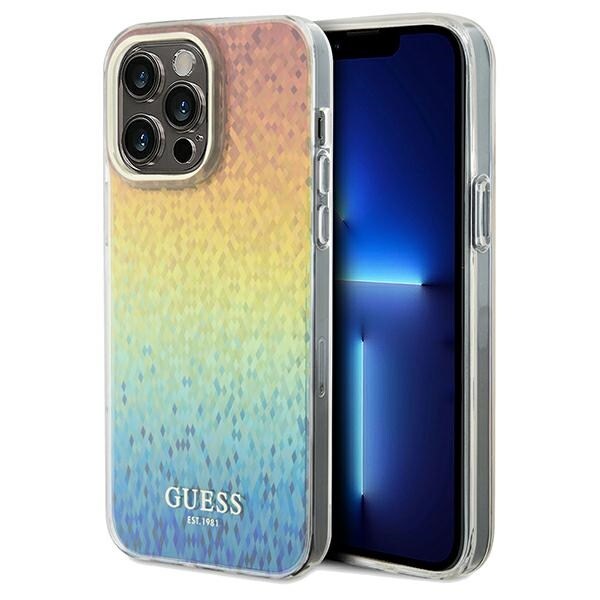 Guess IML Faceted Mirror Disco Iridescent fodral för iPhone 13 Pro Max - flerfärgat
