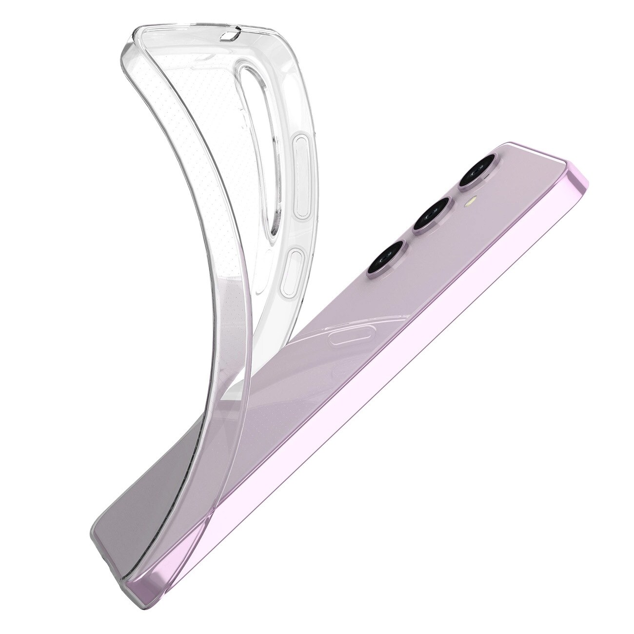 Ultraklart fodral för Samsung Galaxy A35 - transparent