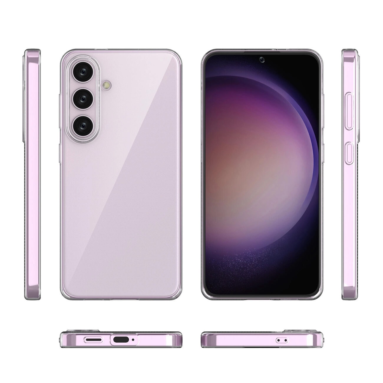 Ultraklart fodral för Samsung Galaxy A35 - transparent