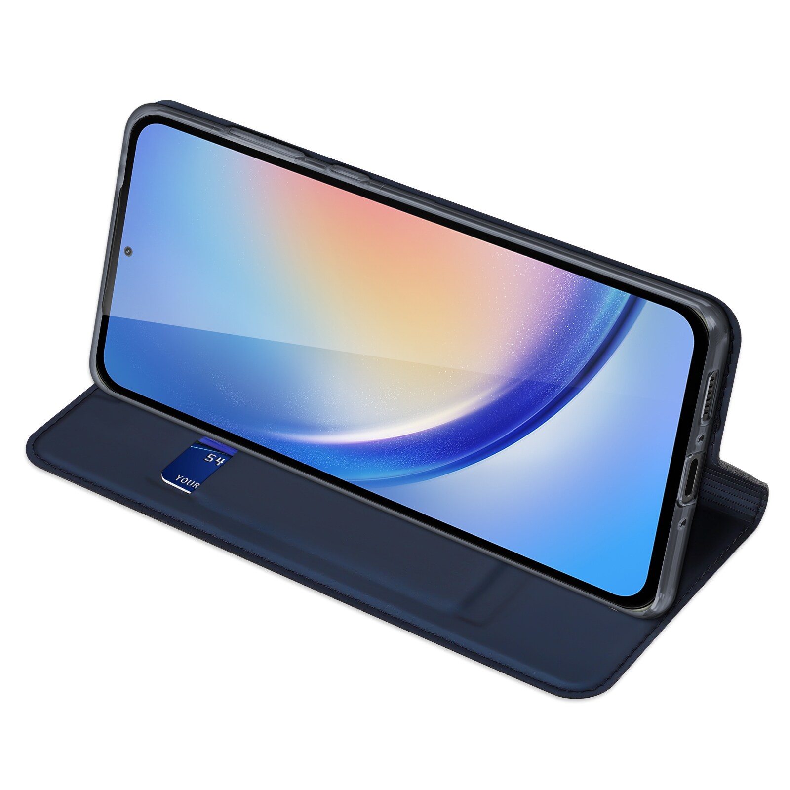 Dux Ducis Skin Pro-etui til Samsung A35 5G med klap - blå