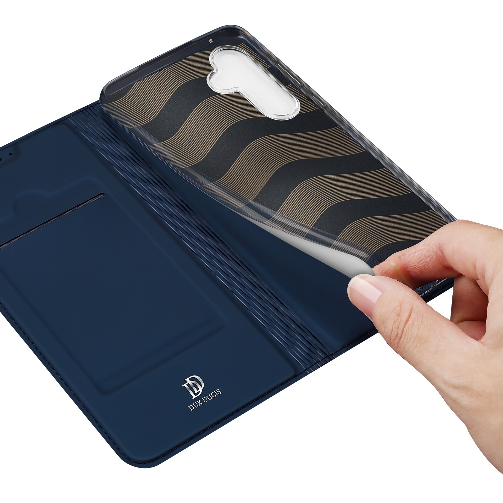 Dux Ducis Skin Pro-etui til Samsung A35 5G med klap - blå
