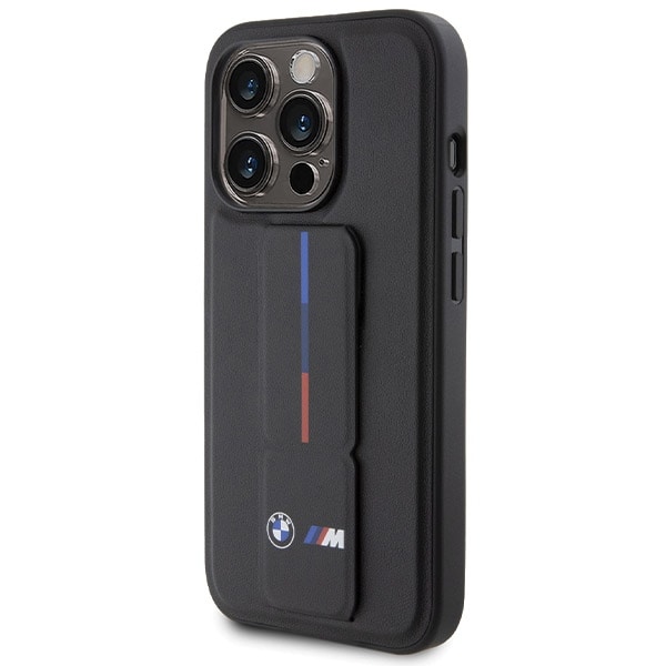 BMW Grip Hot Stamp-fodral för iPhone 15 Pro Max - svart