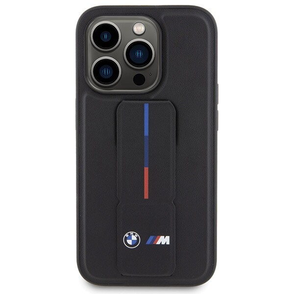BMW Grip Hot Stamp-fodral för iPhone 15 Pro Max - svart